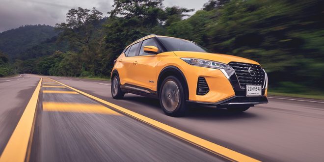 รีวิว ทดสอบ NISSAN KICKS e-POWER สีตัวถังใหม่ 'สีเหลือง- Sunlight Yellow'