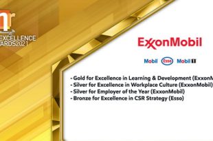 EM and Esso in Thailand receiving HR Excellence Awards 2021