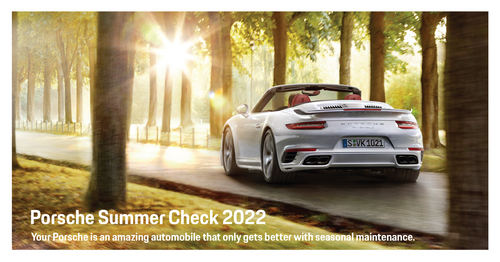 Porsche Summer Check 2022 campaign