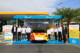 Porsche Asia Pacific and Shell launch first 180 kW high-performance charging site in Thailand