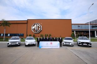 MG honored to welcome the Ministry of Foreign Affairs for SAIC Motor-CP plant visit And Ready to deliver 25 alternative energy vehicles to operate in APEC 2022 meeting