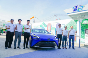 Launching Thailand's first hydrogen fueling prototype station PTT - OR - TOYOTA - BIG joins forces to embark on future energy