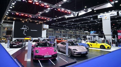 Porsche Thailand in Motor Show 2023.