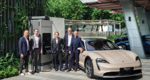 Porsche and Charge+ partnership announcement ceremony at Porsche Studio Hanoi 2024
