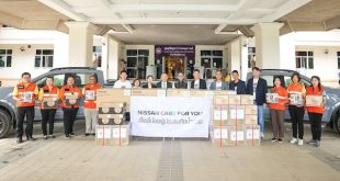 Nissan and dealers send help to flood affected in Chiang Rai 2024