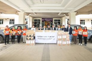 Nissan and dealers send help to flood affected in Chiang Rai 2024