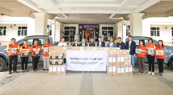 Nissan and dealers send help to flood affected in Chiang Rai 2024