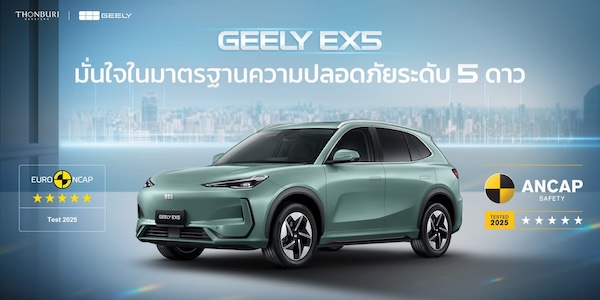 GEELY EX5 - Euro NCAP & ANCAP 2025